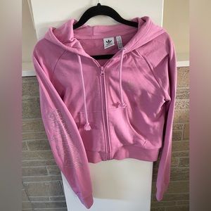 Women Adidas crop hoodie